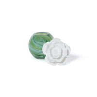 Zodax Petals Porcelain Scented Oil Diffuser - Capri Citrus Flower, 1.69 oz