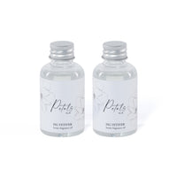 Zodax Petals Porcelain Oil Diffuser Refills, Set of 2 - Fig Vetiver, 1.69 oz