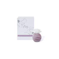 Zodax Petals Porcelain Scented Oil Diffuser - Fig Vetiver, 1.69 oz
