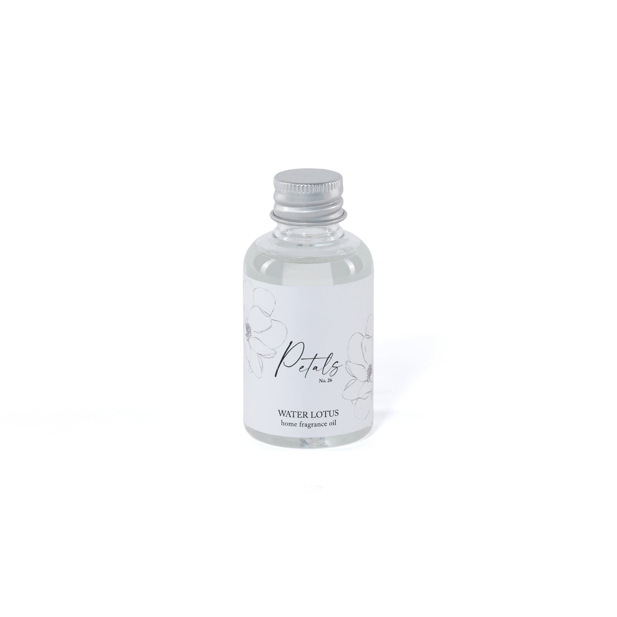 Zodax Petals Porcelain Oil Diffuser Refills, Set of 2 - Water Lotus, 1.69 oz