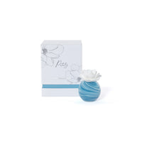 Zodax Petals Porcelain Scented Oil Diffuser - Water Lotus, 1.69 oz