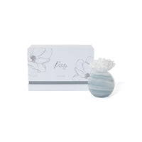 Zodax Petals Porcelain Scented Oil Diffuser - Moroccan Peony, 3.88 oz