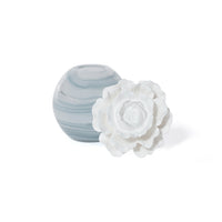 Zodax Petals Porcelain Scented Oil Diffuser - Moroccan Peony, 3.88 oz