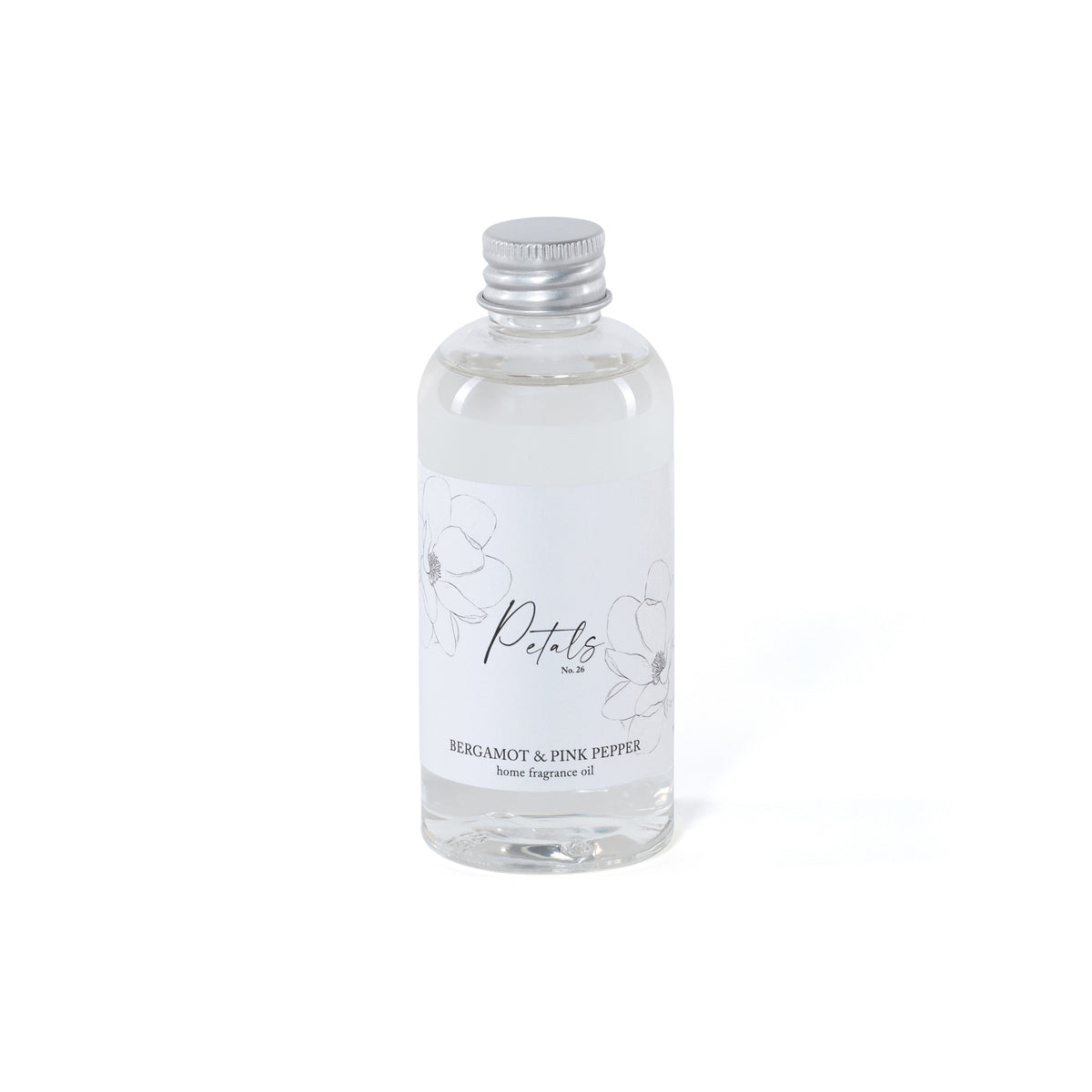 Zodax Petals Porcelain Oil Diffuser Refills, Set of 2 - Bergamot & Pink Pepper, 3.88 oz