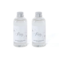Zodax Petals Porcelain Oil Diffuser Refills, Set of 2 - Bergamot & Pink Pepper, 3.88 oz