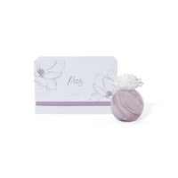 Zodax Petals Porcelain Scented Oil Diffuser - Fig Vetiver, 3.88 oz