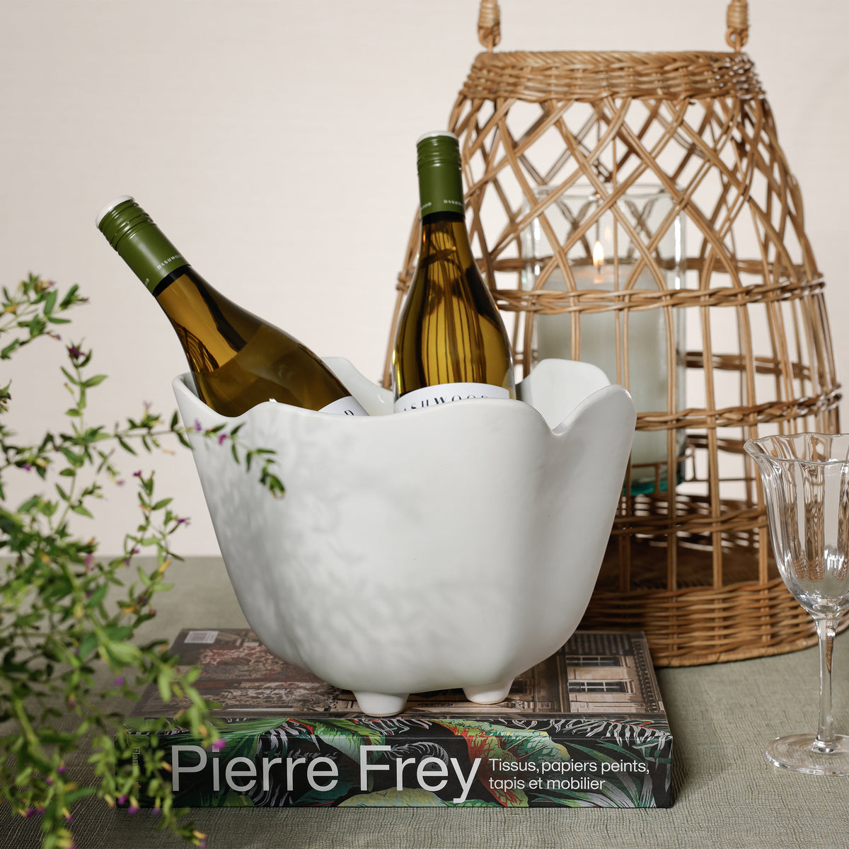 Zodax Alfresco Ceramic Multi-Purpose Wine Cooler