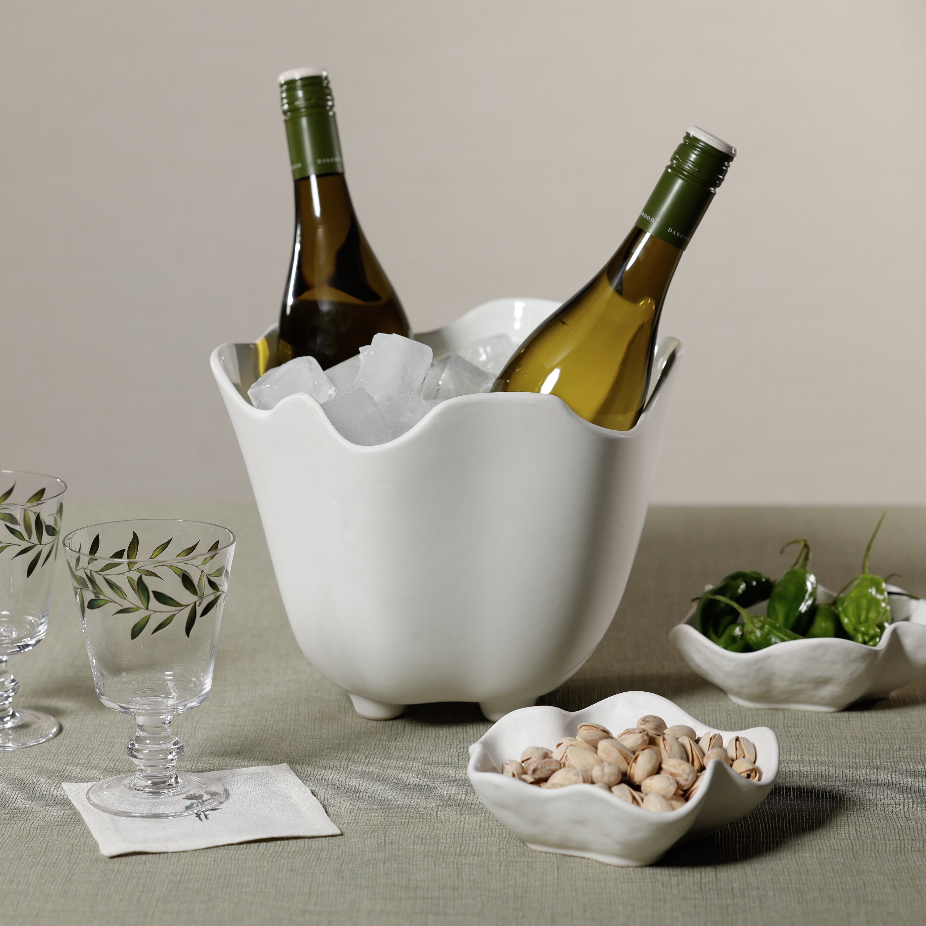 Zodax Alfresco Ceramic Wine Cooler - Thumbnail 2