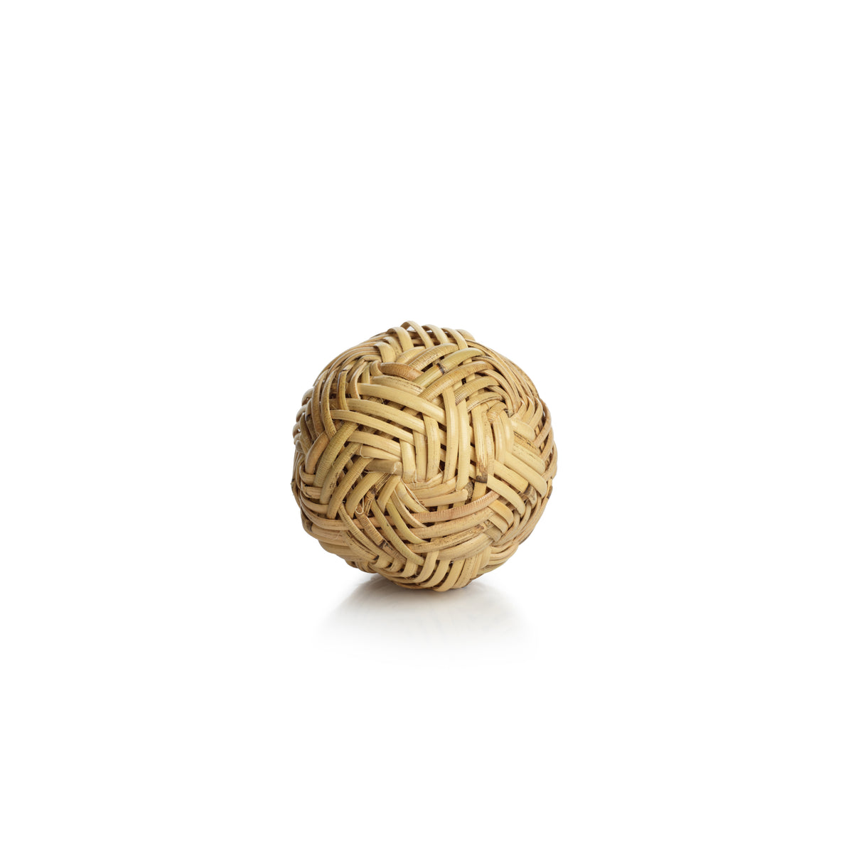 Zodax 4" Diameter Rattan Fill Decorative Balls, Set of 4