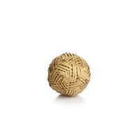 Zodax 4" Diameter Rattan Fill Decorative Balls, Set of 4