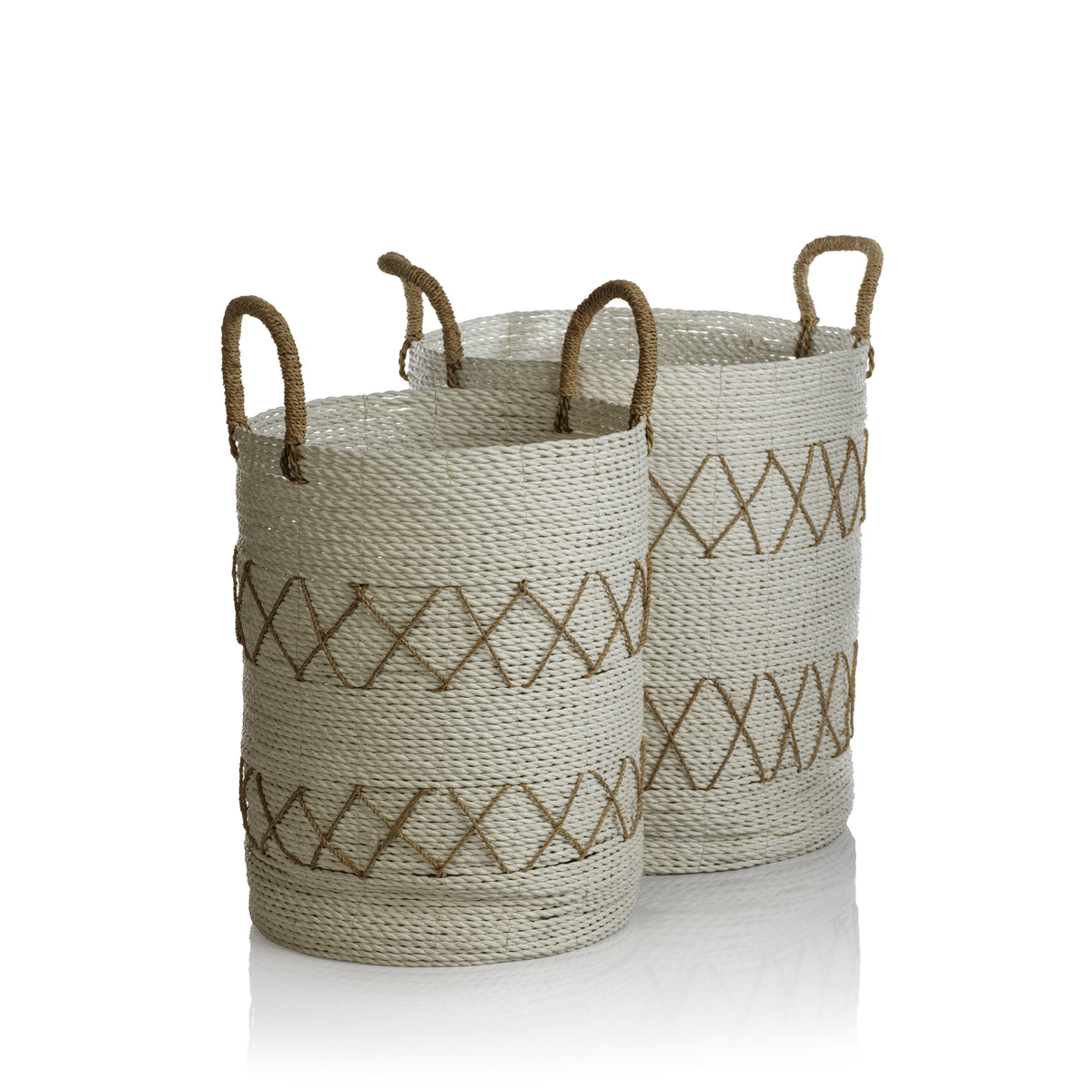 Zodax Sabatino 2-Piece Agel Basket Set
