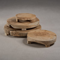 Zodax Potenza Teak Charcuterie Footed Board, Small