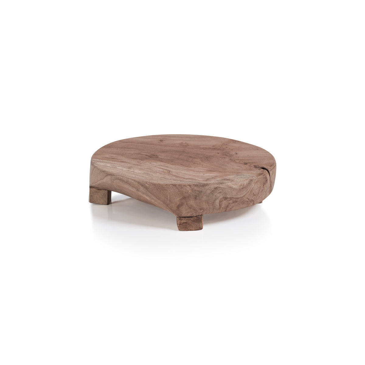 Zodax Potenza Teak Charcuterie Footed Board, Medium