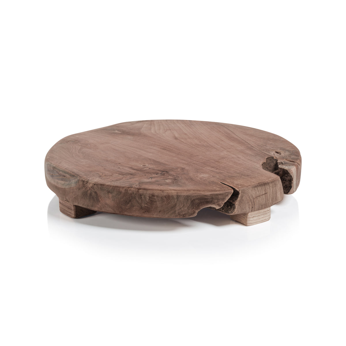 Zodax Potenza Teak Charcuterie Footed Board, Extra Large