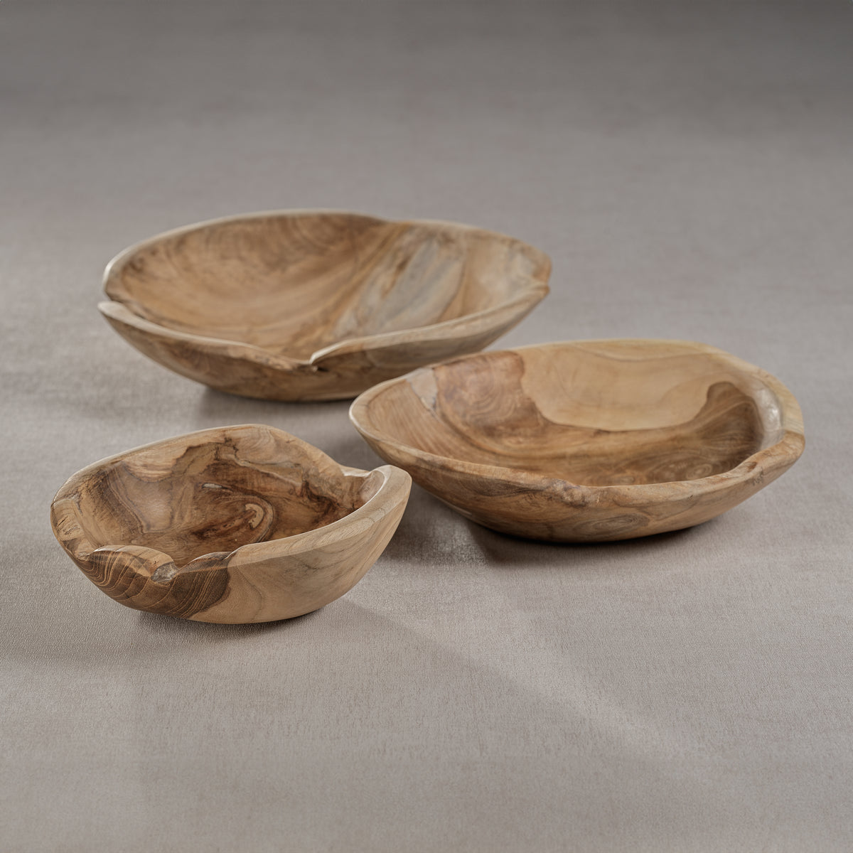Zodax Potenza Natural Teakwood Bowl, Medium