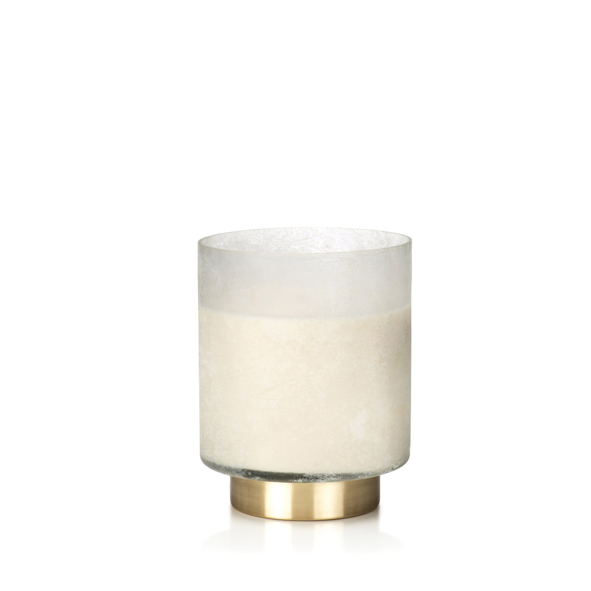 Zodax Cortina White Tobacco Flower Scented Candle Jar, Large