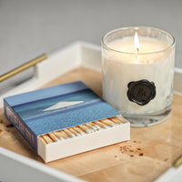 Zodax AG Opal Glass Candle Jar in Gift Box, Sunset Beach