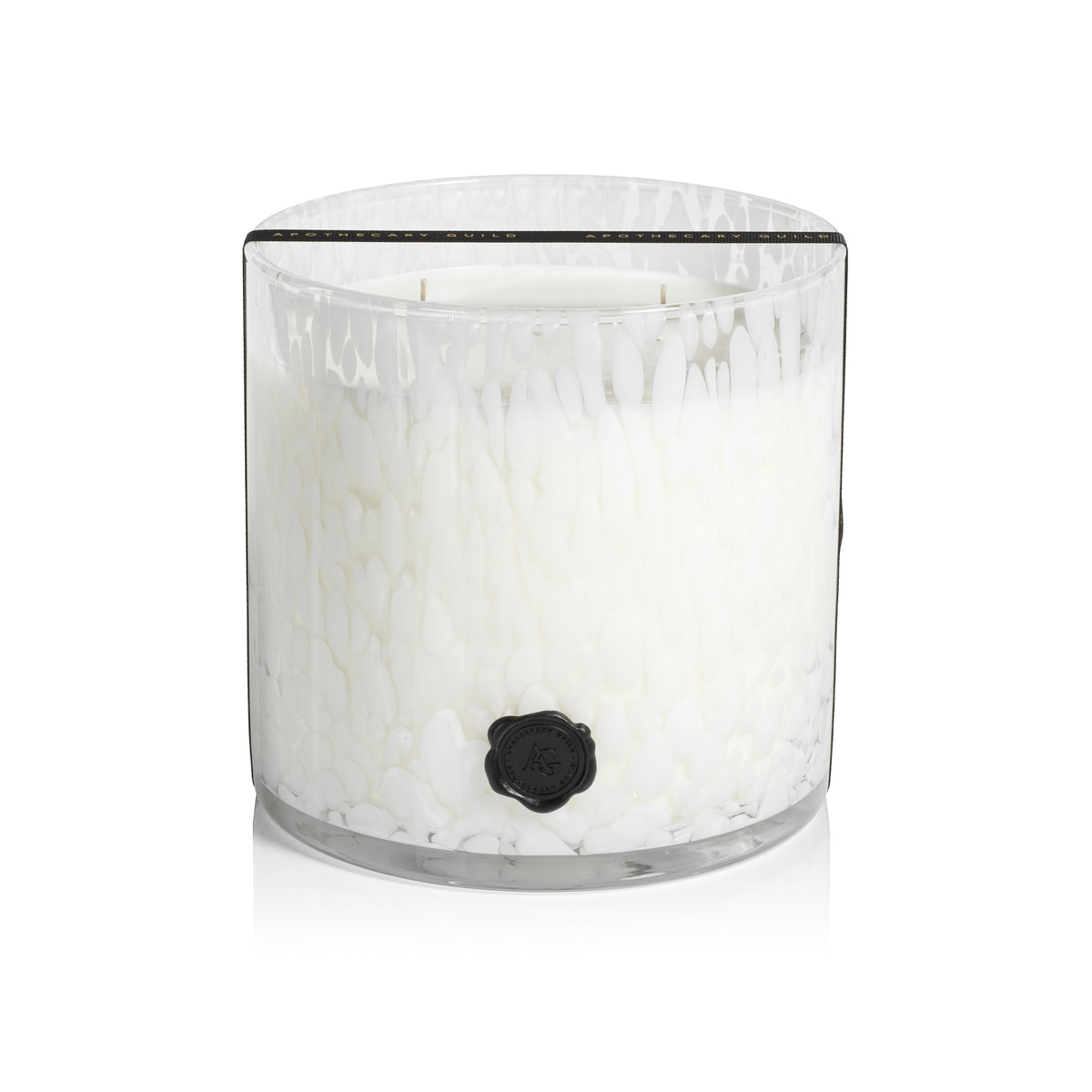 Zodax AG Opal Glass 5-Wick Candle Jar, Gardenia