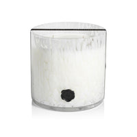Zodax AG Opal Glass 5-Wick Candle Jar, Gardenia