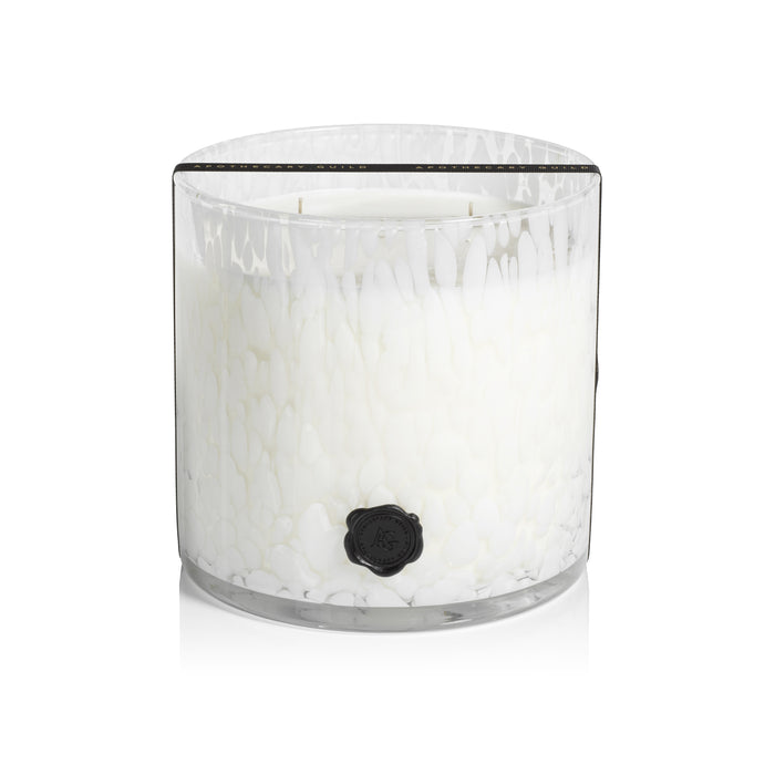 Zodax AG Opal Glass 5-Wick Candle Jar, Gardenia