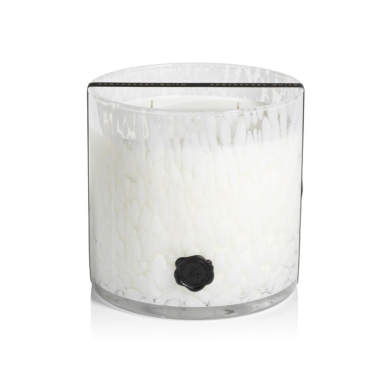 Zodax AG Opal Glass 5-Wick Candle Jar, Gardenia
