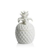 Zodax Frisian Ceramic  Pineapple Jar Candle, Small