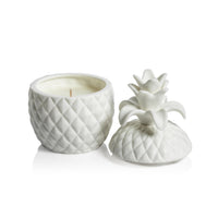 Zodax Frisian Ceramic  Pineapple Jar Candle, Small