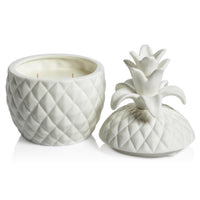 Zodax Frisian Ceramic  Pineapple Jar Candle, Large