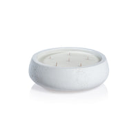 Zodax Cote d'Azur White Concrete Candle, 45.5 oz, Sea Salt & Coastal Mist