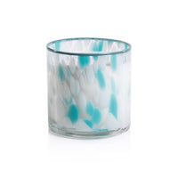 Zodax Sea Salt and Coastal Mist Blue Opal Scented Candle