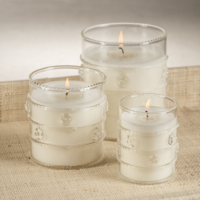 Zodax Grand Casablanca Scented Candle, 6.5 oz, Magnolia Petals