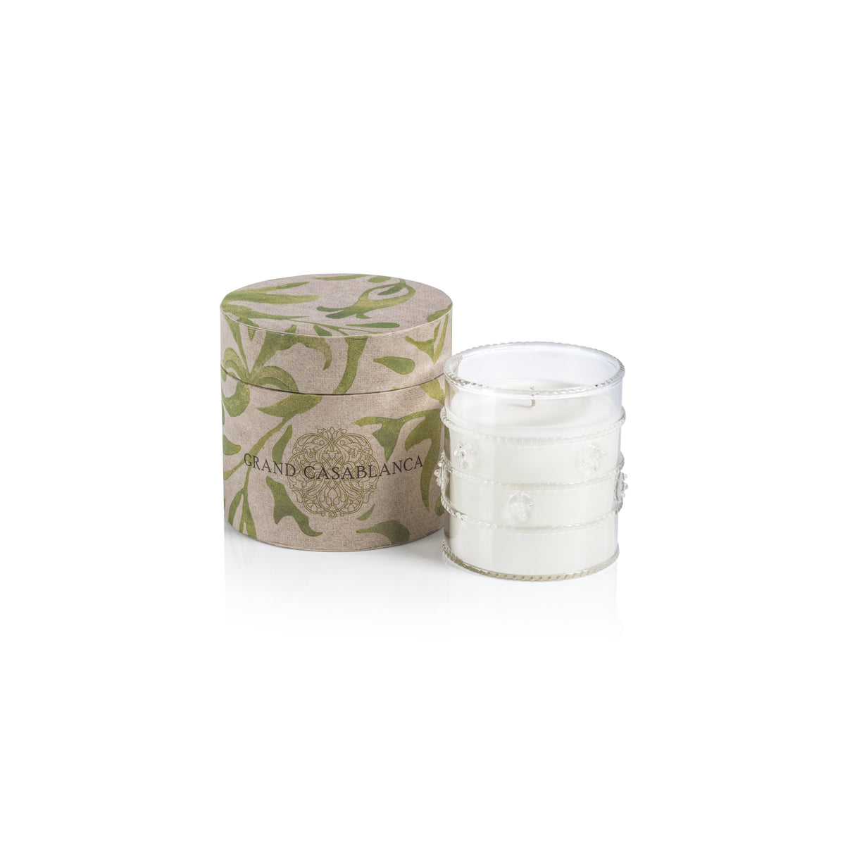 Zodax Grand Casablanca Scented Candle, 6.5 oz, Lily of the Valley