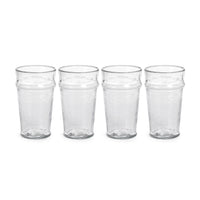 Zodax Garan Hammered Highball Glasses, Set of 4