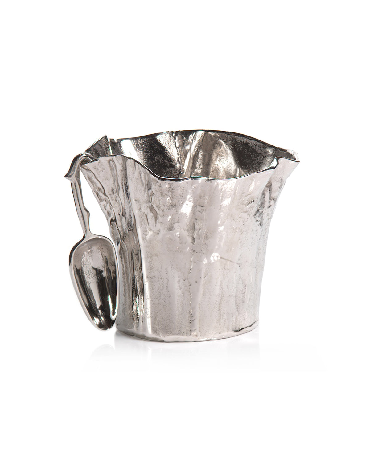 Zodax 12-Inch Diameter Cado Aluminum Ice Bucket with Scoop