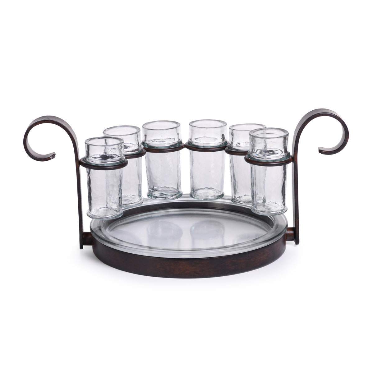Zodax Regale 6-Shot Tequila Serving Set, Bronze