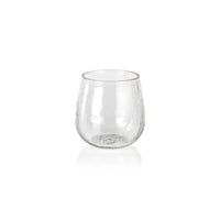 Zodax Garan Hammered Stemless All Purpose Glass, Set of 4