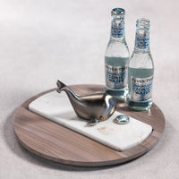 Zodax Orca Whale Pewter Bottle Opener, Set of 2
