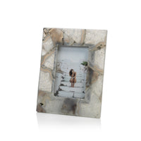 Zodax Preto Agate Photo Frame, 4" x 6"