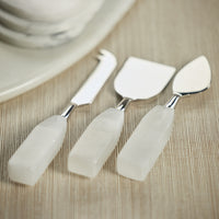 Zodax 3-Piece Alabaster Cheese Knife Set