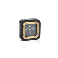 Zodax Mark Lane Black Table Clock, Large