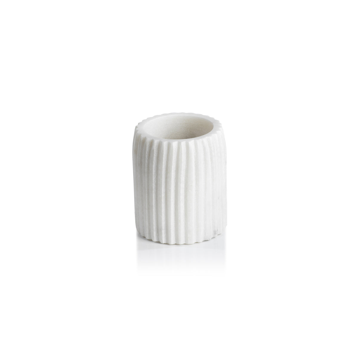Zodax Mannara 4" Tall Marble Tumbler