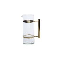 Zodax Asti 9.75" Tall Glass Pitcher
