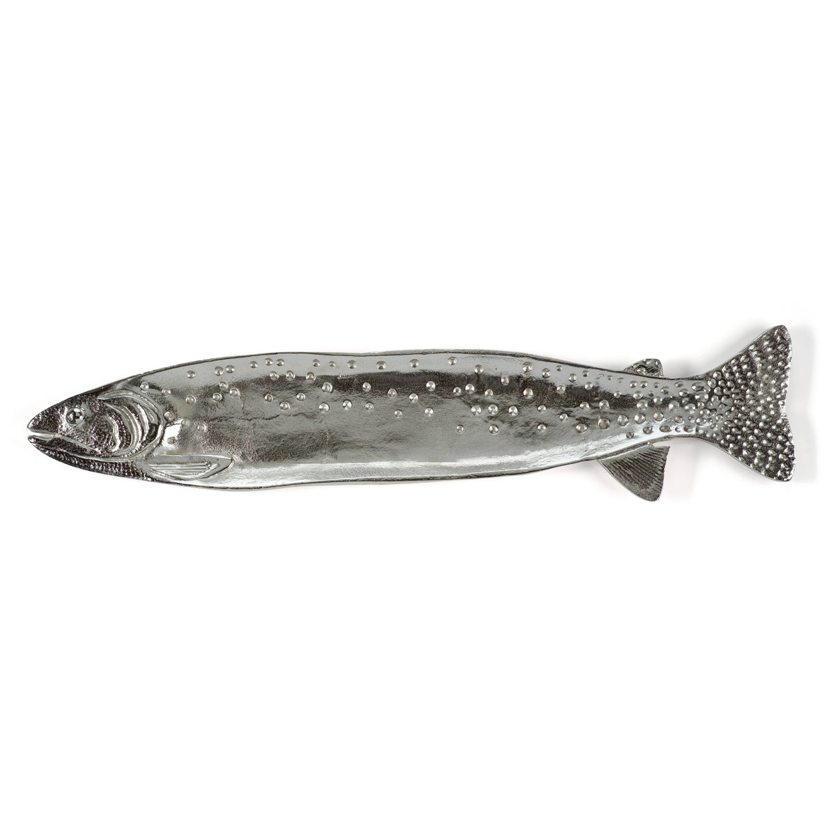 Zodax 30-Inch Long Fish Aluminum Tray