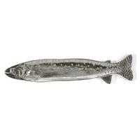 Zodax 30-Inch Long Fish Aluminum Tray