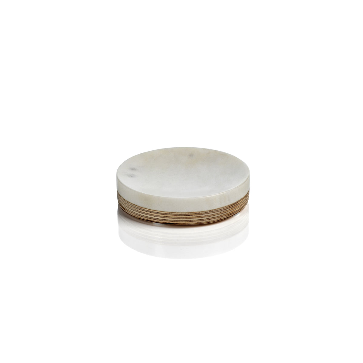 Zodax Verdi Marble & Balsa Wood Soap Dish