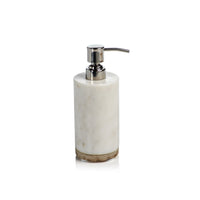 Zodax Verdi Marble & Balsa Wood Soap Dispenser