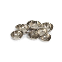 Zodax Ohanna 10" Long Cluster of 9 Serving Bowls- Nickel