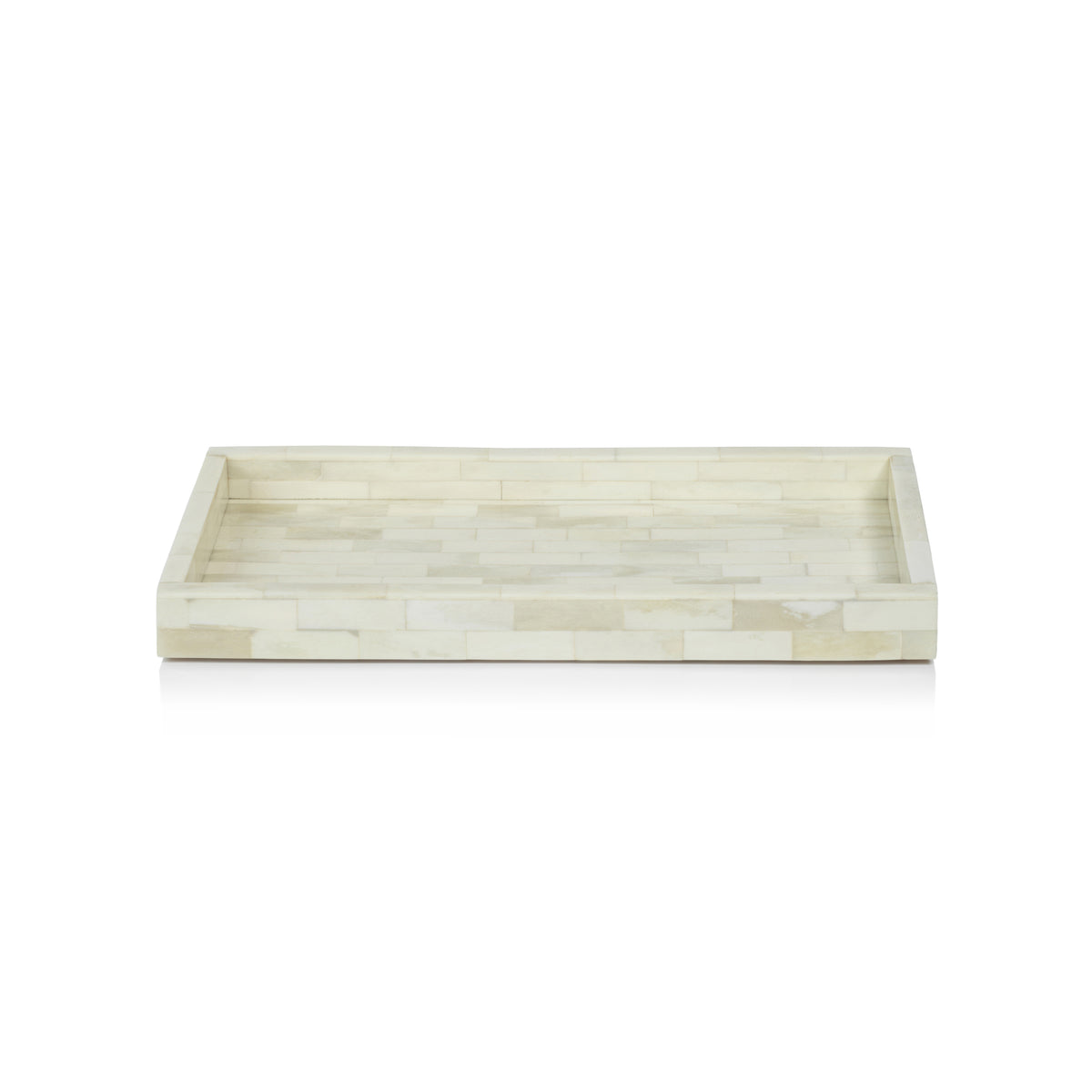 Zodax Mahar Rectangular Bone Inlay Tray
