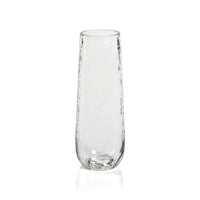 Zodax Kaz Hammered  Stemless Champagne Flutes, Set of 4