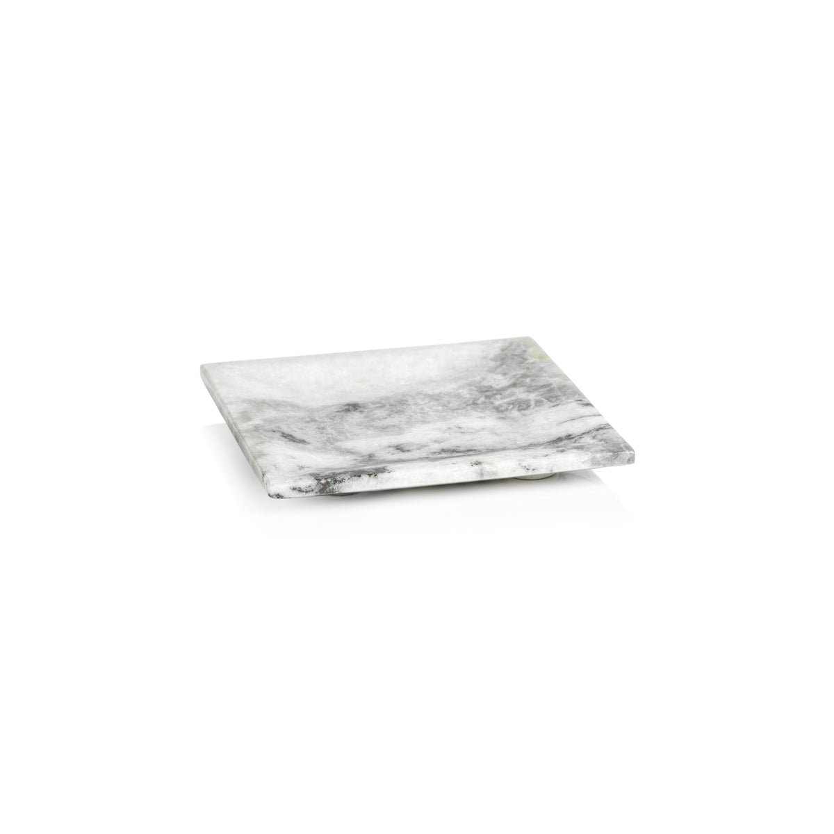 Zodax Pordenone Marble Trays, 6" x 6", Set of 2